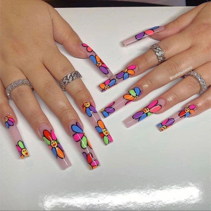 Made to stand out — nail design by T Nails Charlotte