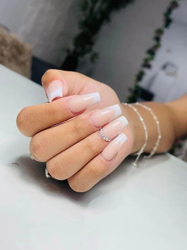 Softly, beautifully you — nail design by T Nails Charlotte